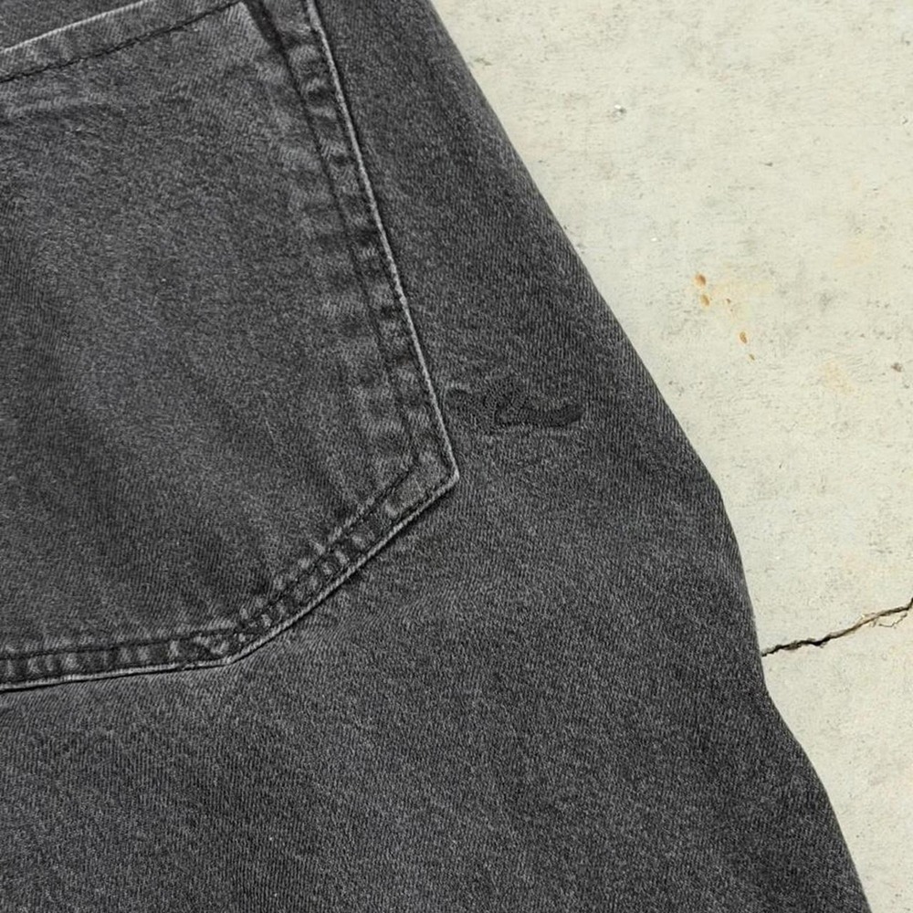 Vintage Y2K Rocawear 40x31 Black Original Fit Straight Leg Baggy Relaxed Jeans - Picture 6 of 6